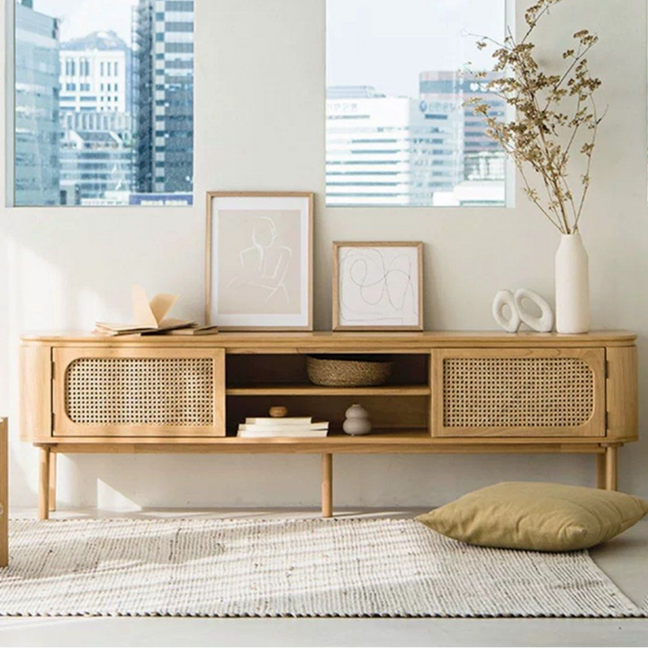 GARAN Rustic Solid Wood TV Console