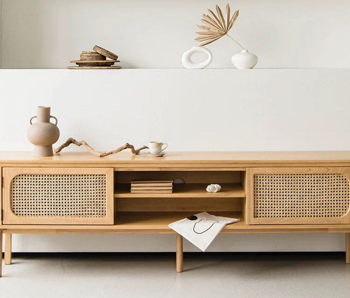GARAN Rustic Solid Wood TV Console