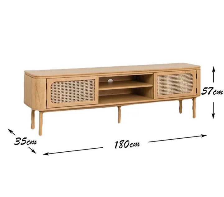 GARAN Rustic Solid Wood TV Console
