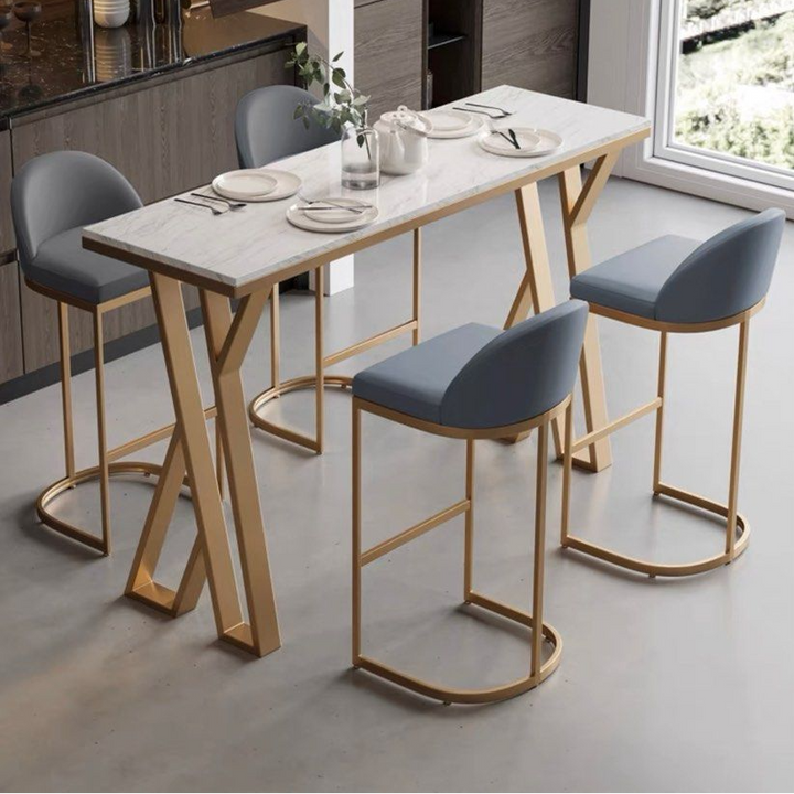 BEVA Modern Slate Bar Table & Stool