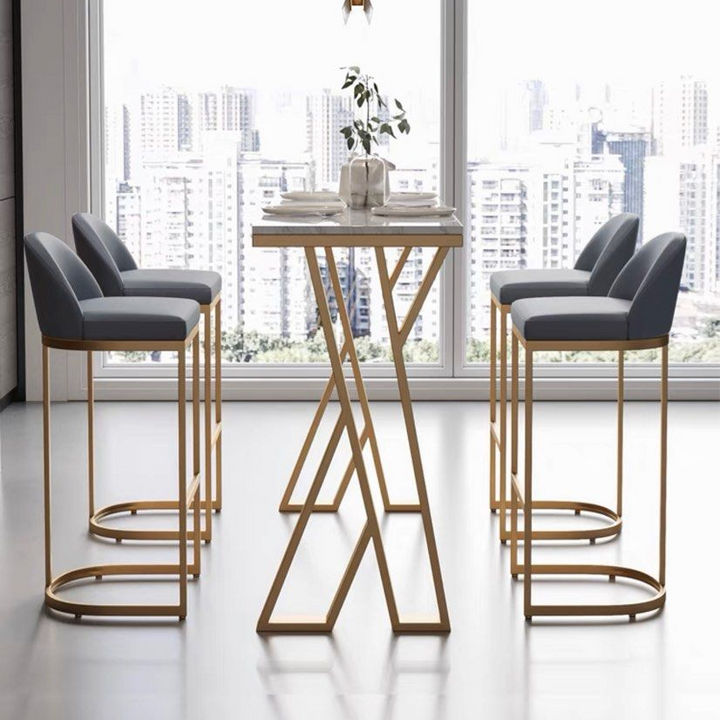 BEVA Modern Slate Bar Table & Stool