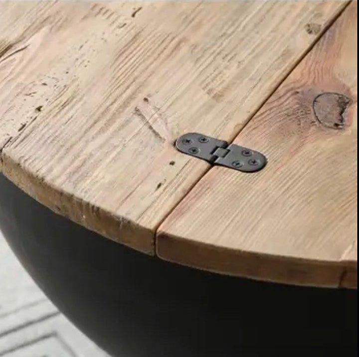 LEBLANC Rustic Solid Wood Coffee Table