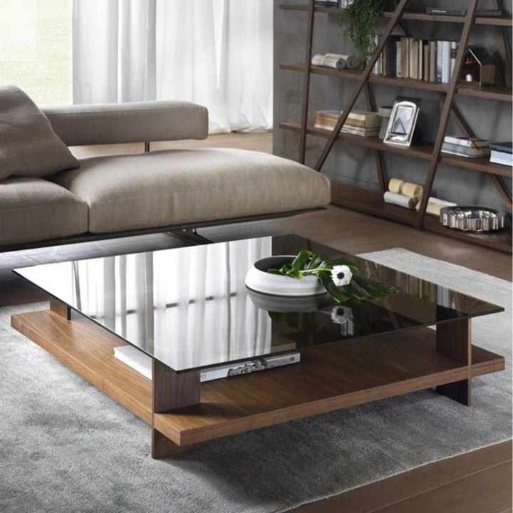 LESTER Modern Solid Wood Coffee Table