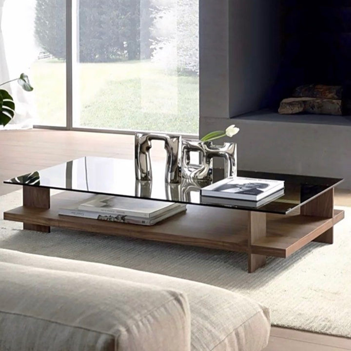 LESTER Modern Solid Wood Coffee Table