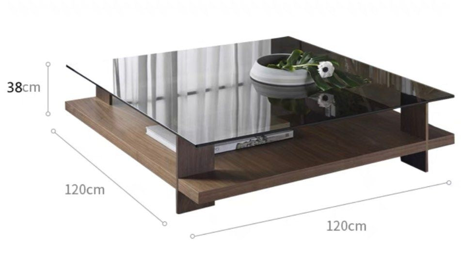 LESTER Modern Solid Wood Coffee Table
