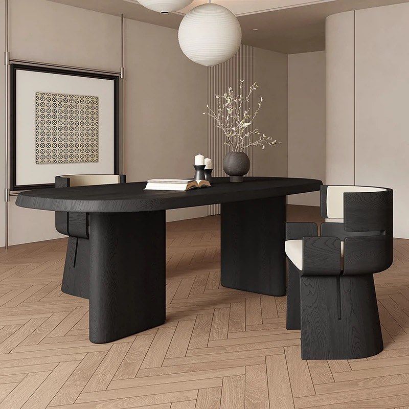 MAELIN Modern Solid Wood Dining Table