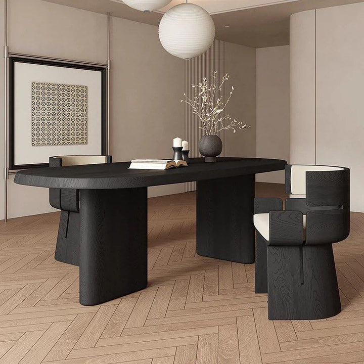 MAELIN Modern Solid Wood Dining Table