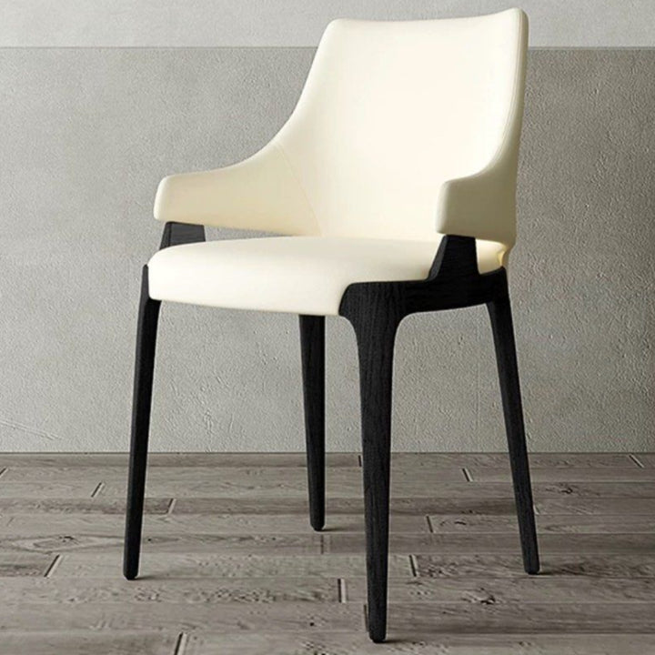 AMORA Modern Leather Dining Chair