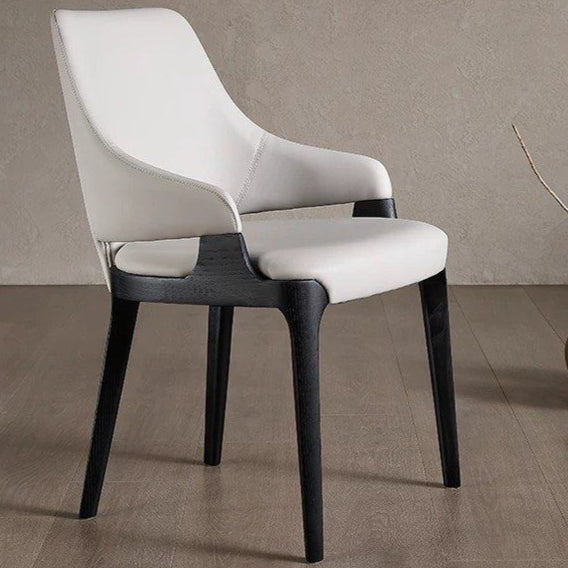 AMORA Modern Leather Dining Chair