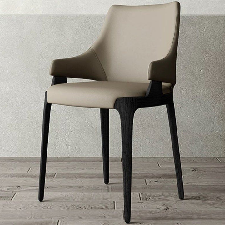 AMORA Modern Leather Dining Chair