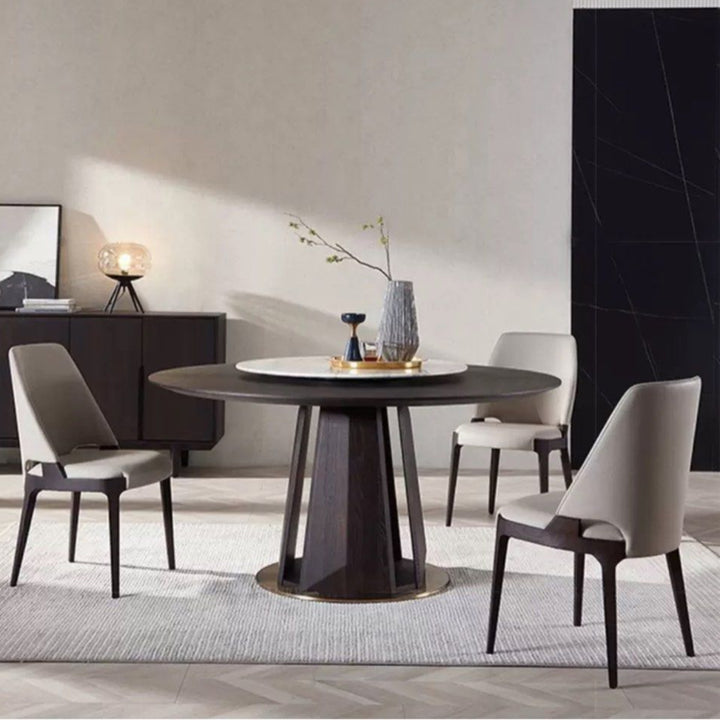 AMORA Modern Leather Dining Chair