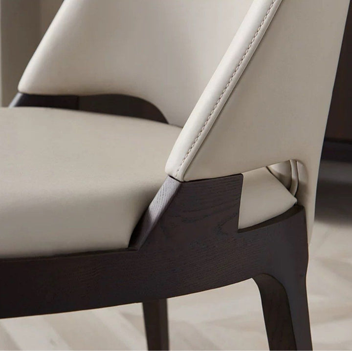 AMORA Modern Leather Dining Chair