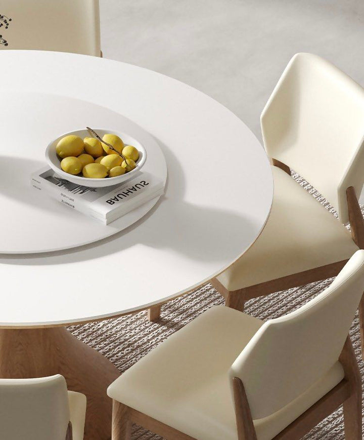 MILTON Japandi Sintered Stone Round Dining Table