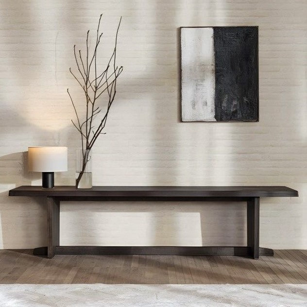 FINCH Rustic Solid Wood Bench