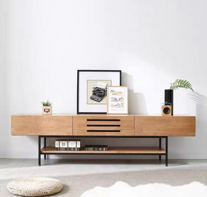 VALTIN Industrial Solid Wood TV Console