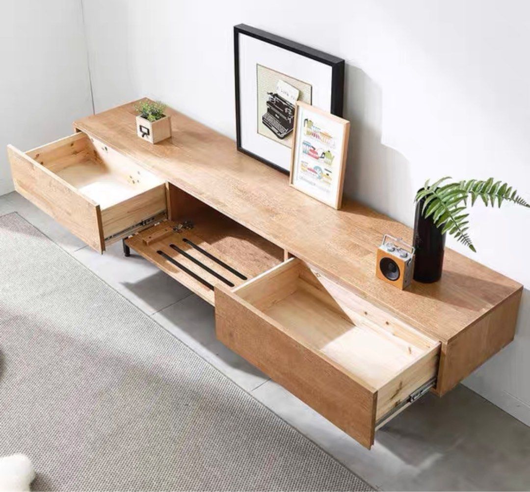 VALTIN Industrial Solid Wood TV Console