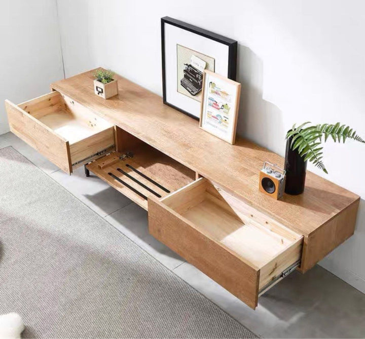 VALTIN Industrial Solid Wood TV Console