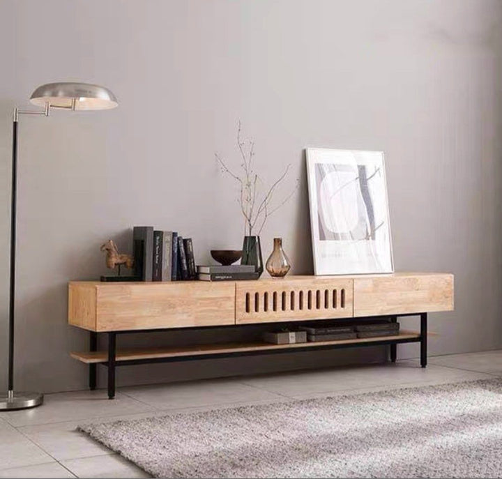 VALTIN Industrial Solid Wood TV Console