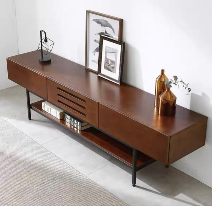 VALTIN Industrial Solid Wood TV Console