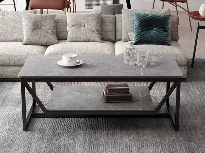MELINA Modern Slate Coffee Table