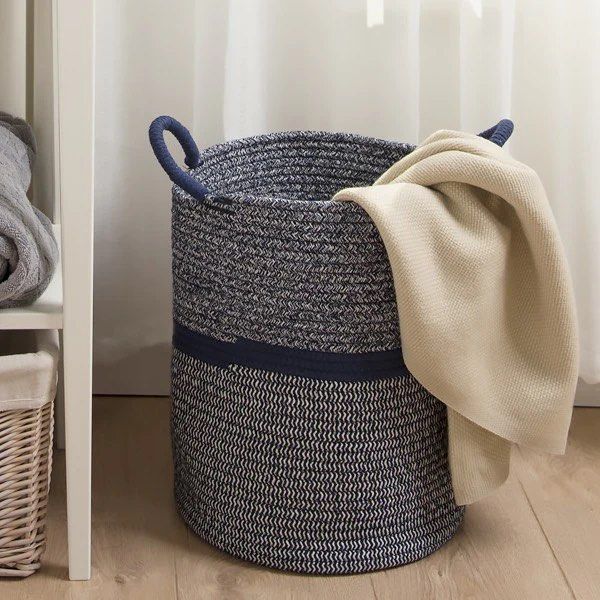 MARARINE Cotton Storage Basket (Set of 2)
