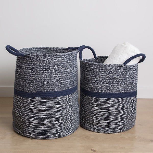 MARARINE Cotton Storage Basket (Set of 2)