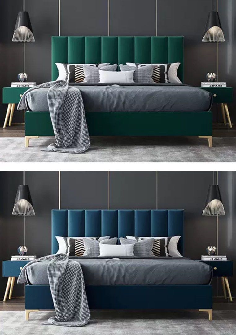 MARGOT Modern Velvet Bedframe