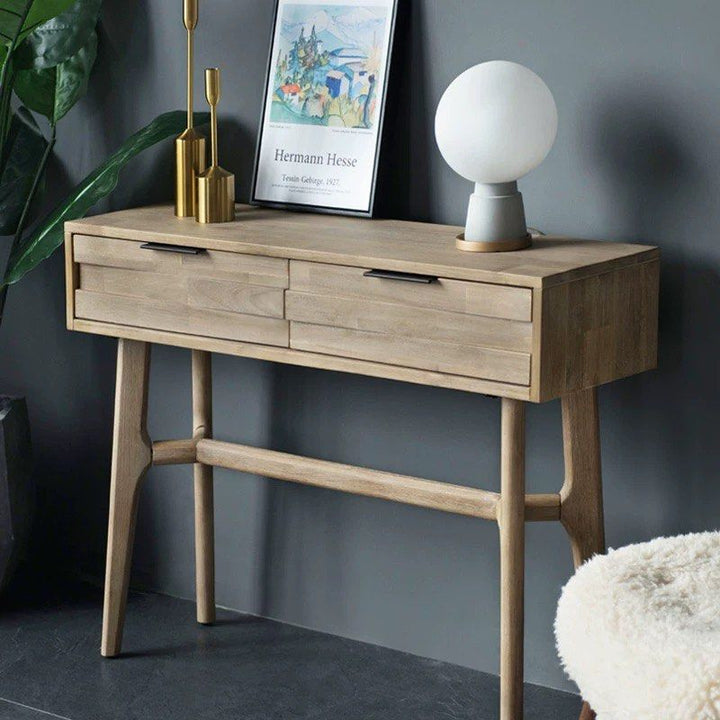 ARVID Vintage Solid Wood Console Table