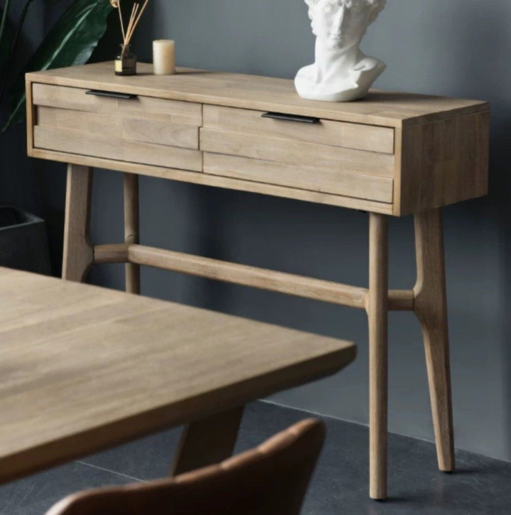 ARVID Vintage Solid Wood Console Table