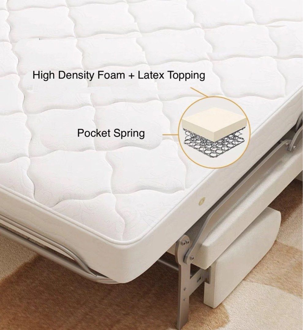 VENARO Foldable Sofa Bed with Mattress