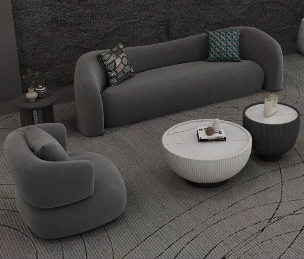 MARSHEL Modern Velvet Sofa