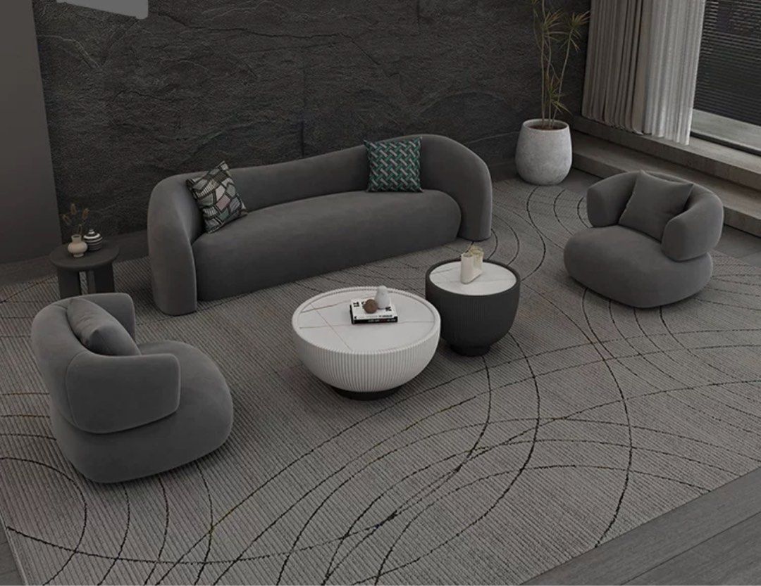 MARSHEL Modern Velvet Sofa
