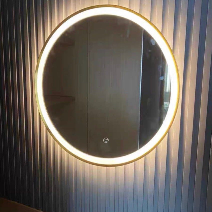 MASAEO Modern Round LED Wall Mirror