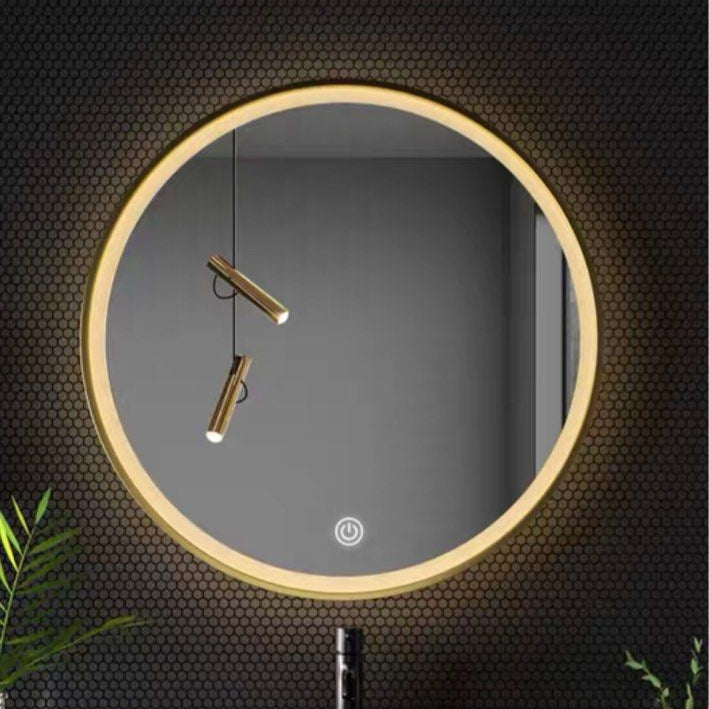 MASAEO Modern Round LED Wall Mirror