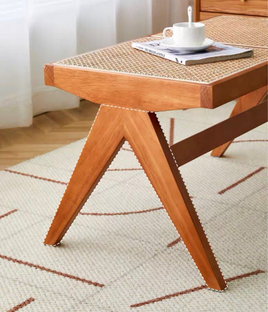 THAYER Rustic Solid Wood Bench