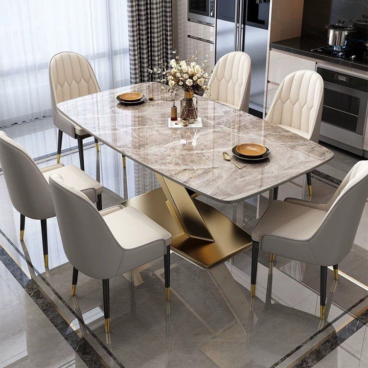MITCHELL Modern Sintered Stone Dining Table