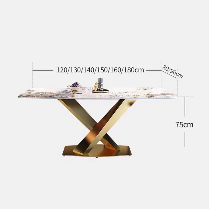 MITCHELL Modern Sintered Stone Dining Table