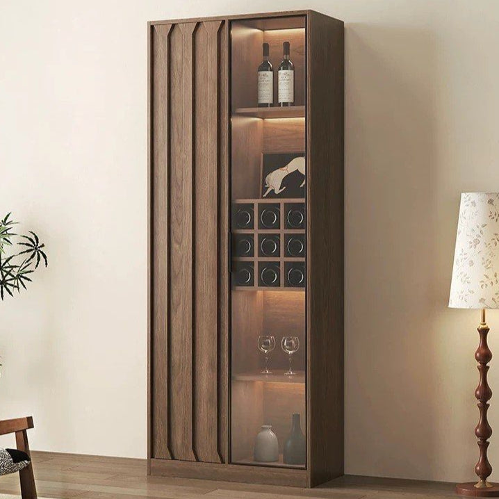 MAVERN Modern Solid Wood Wine Cabinet