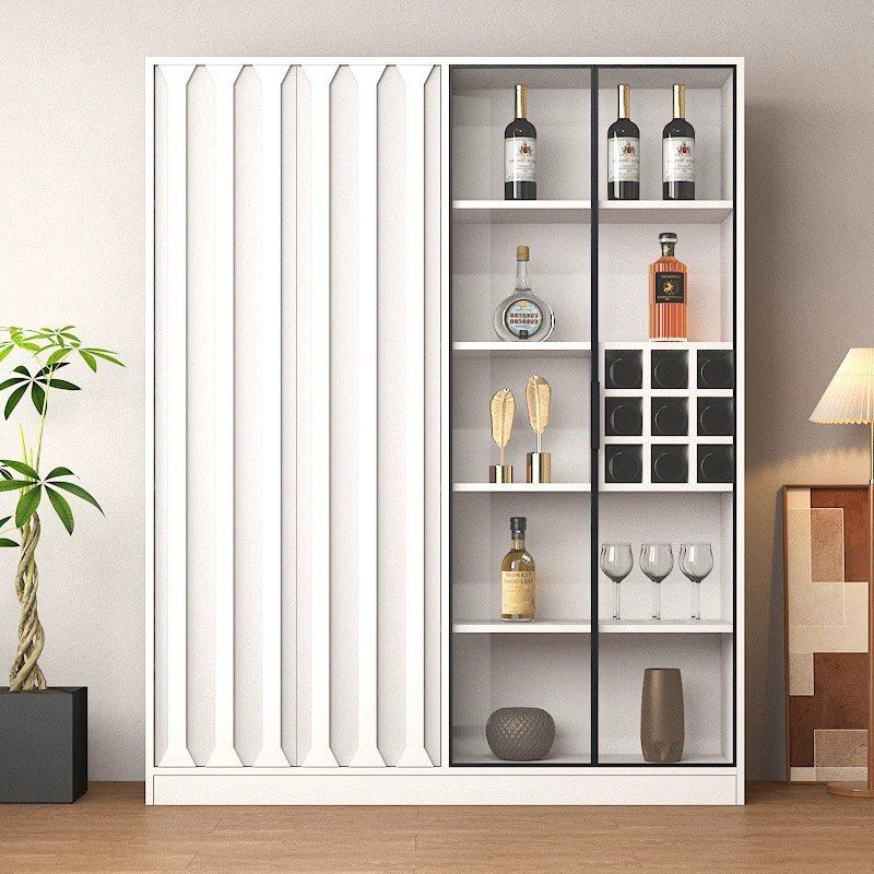 MAVERN Modern Solid Wood Wine Cabinet