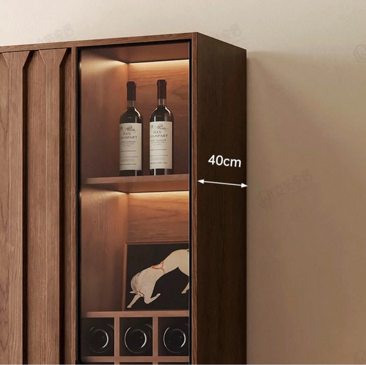 MAVERN Modern Solid Wood Wine Cabinet