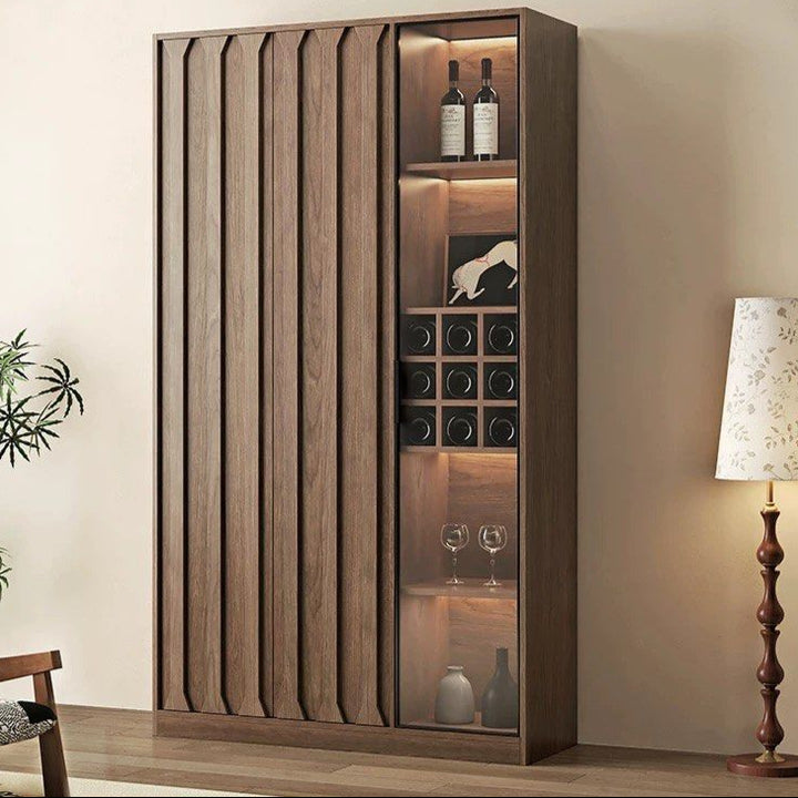 MAVERN Modern Solid Wood Wine Cabinet