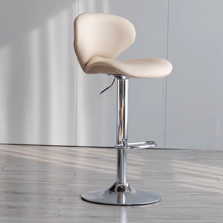 TECCA Modern Leather Bar Stool