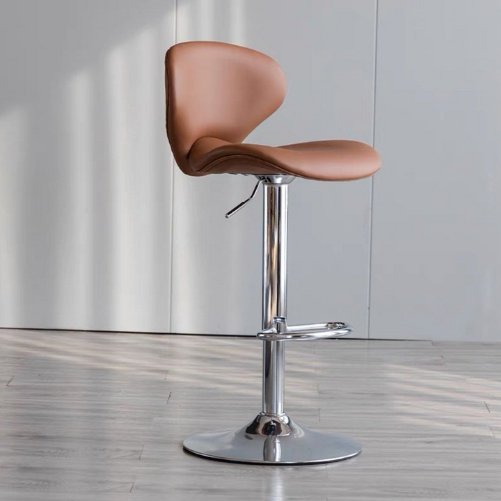 TECCA Modern Leather Bar Stool