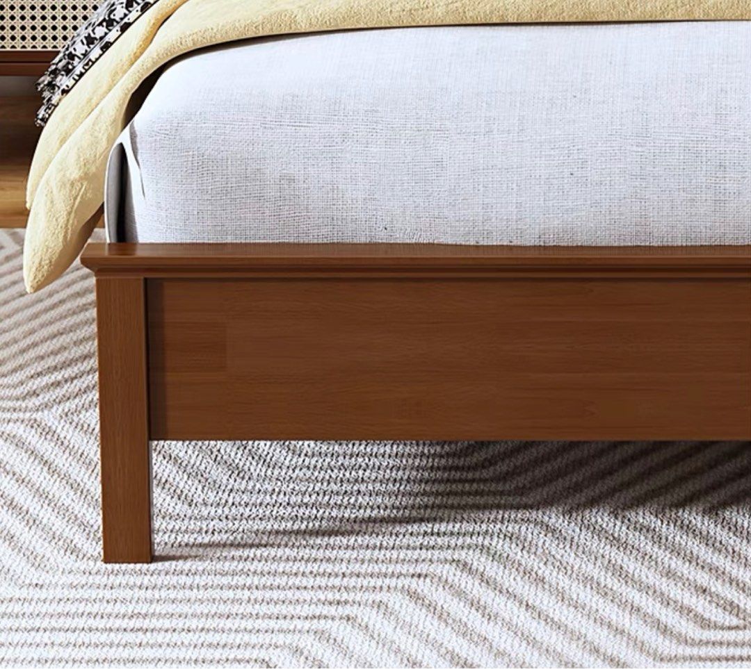 MENADE Rustic Bedframe With Storage