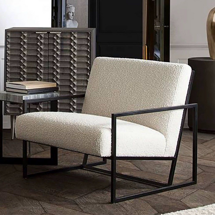 NOVA Modern Boucle Lounge Chair