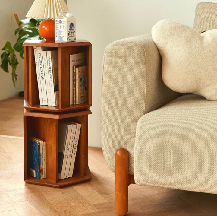 MERCIUS Revolving Geometric Bookcase