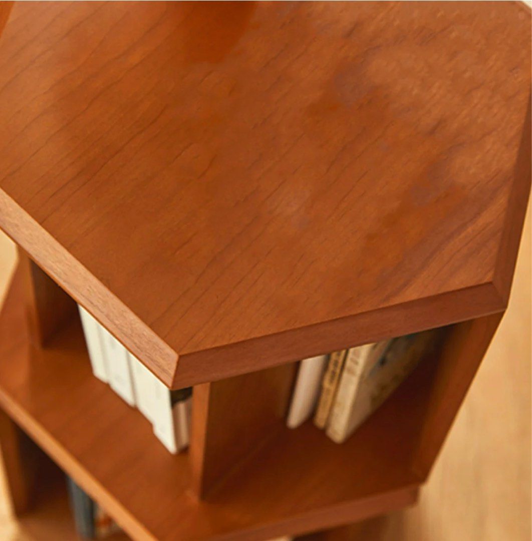MERCIUS Revolving Geometric Bookcase