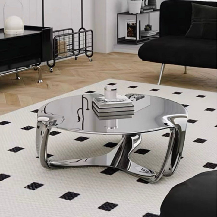 ROBERT Modern Stainless Steel Coffee Table