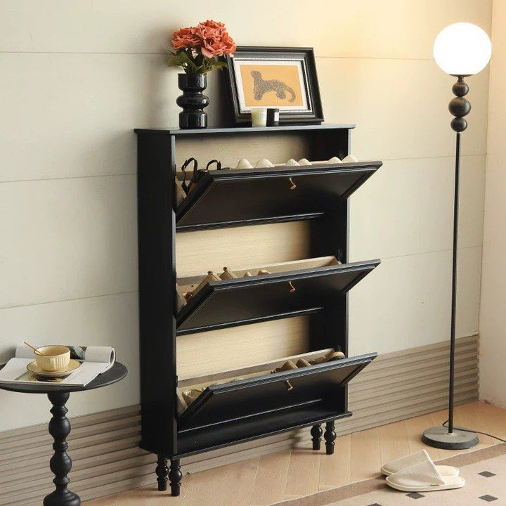 MESIEN Victorian Slim Shoe Cabinet