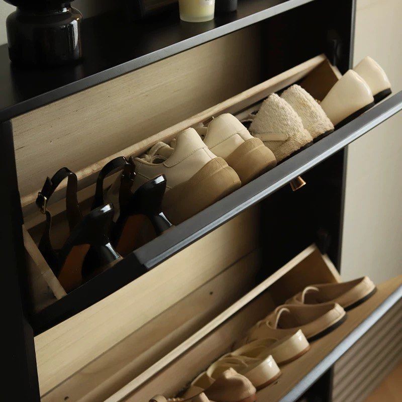 MESIEN Victorian Slim Shoe Cabinet